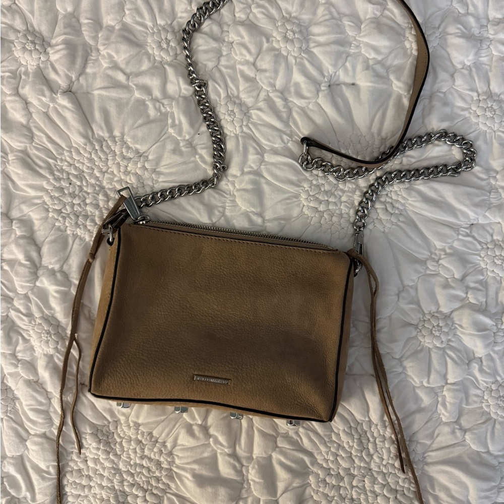 Rebecca Minkoff Tan Suede Crossbody Bag